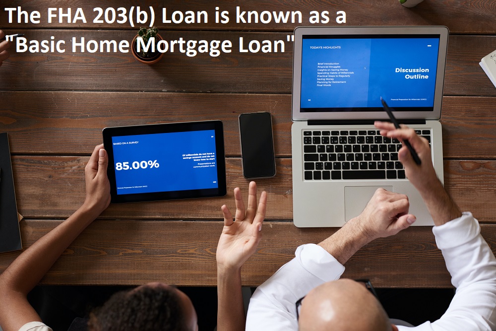 An FHA 203(b) loan is also called a Basic Home Mortgage Loan An FHA 203(b) loan is also called a Basic Home Mortgage Loan